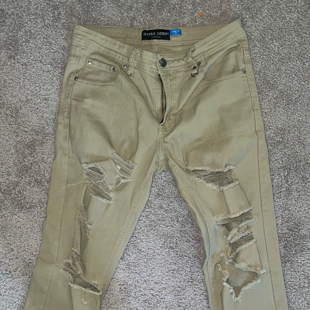 Hyper Denim Los Angeles Distressed Slim Fit Pants